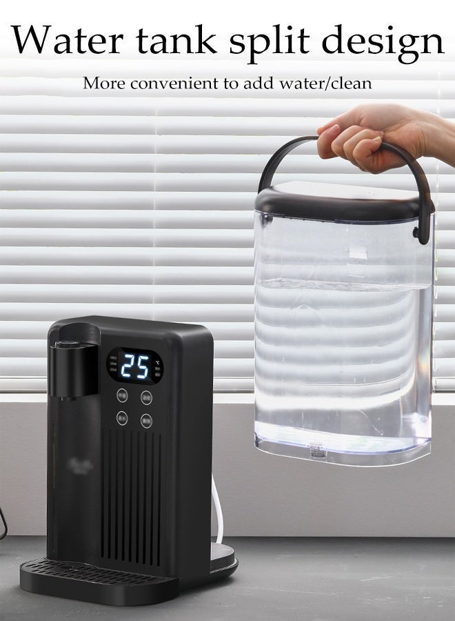 DUNISO 3 L Mini Water Dispenser with Touch Screen, Tabletop Direct Drinking Machine with Independent Water Tank, 12 Temperatures(White) - Image 5